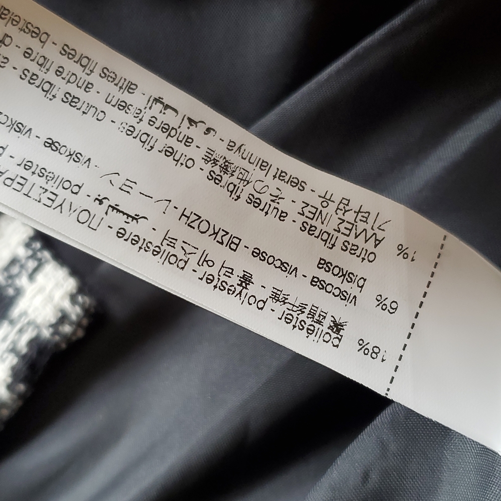 Zara Contrasting Tweed Jacket - Picture 14 of 16